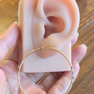 14k Hoops