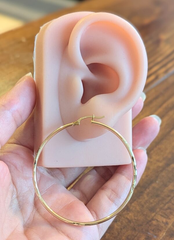 14k Hoops