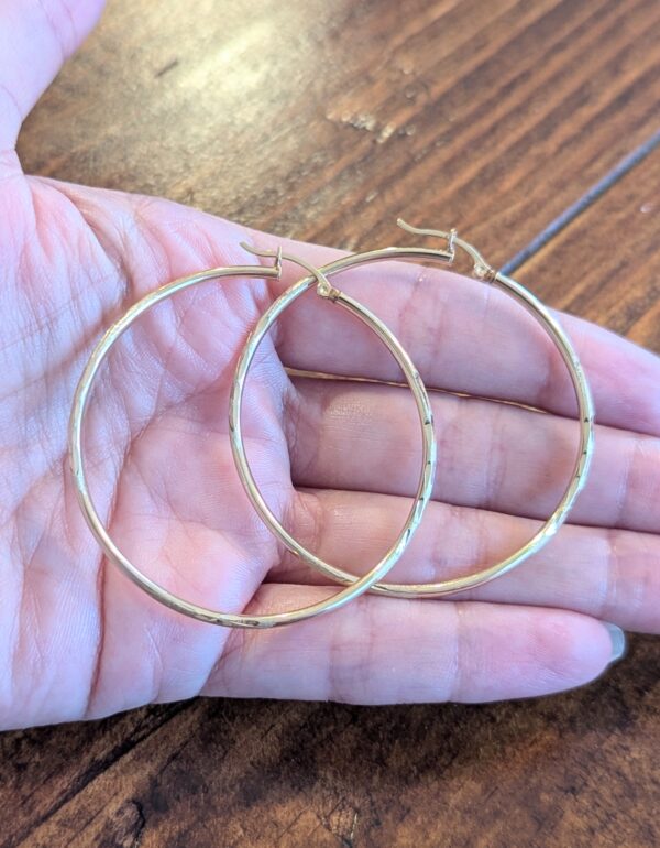 14k Hoops - Image 2