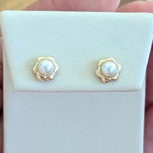 14K Pearl Earrings