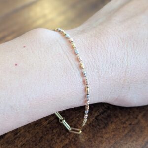 10k 3 Tones Bracelet