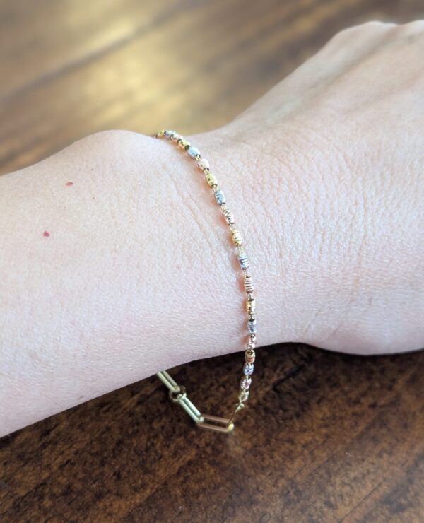 10k 3 Tones Bracelet