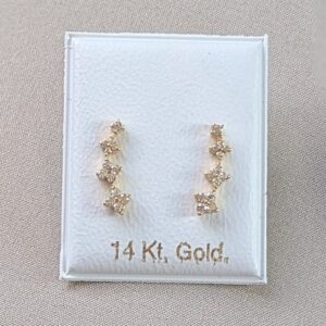 Earring four flowers